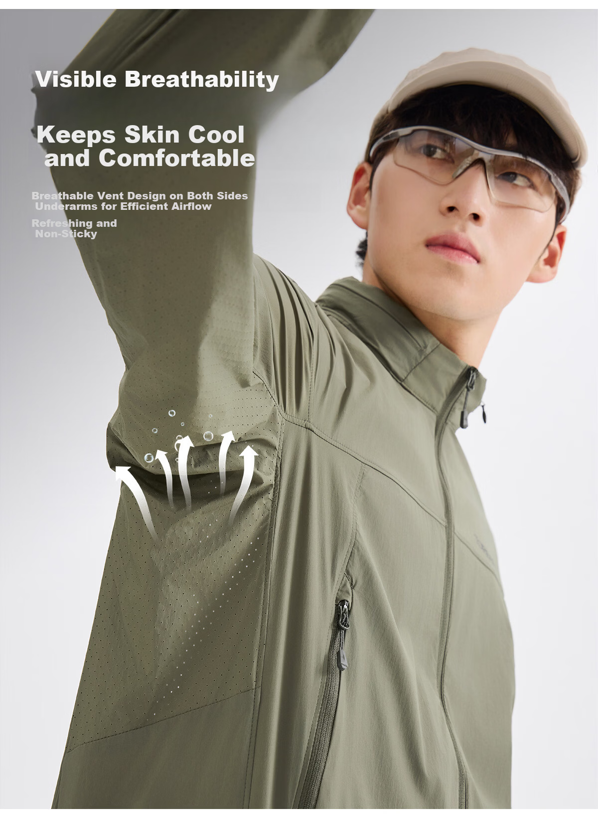 TOREAD Women's Sunscreen Jacket 26 New Outdoor Breathable Skin Jacket UV Protection UPF50+ Sun Protection TAZZBO82763 5