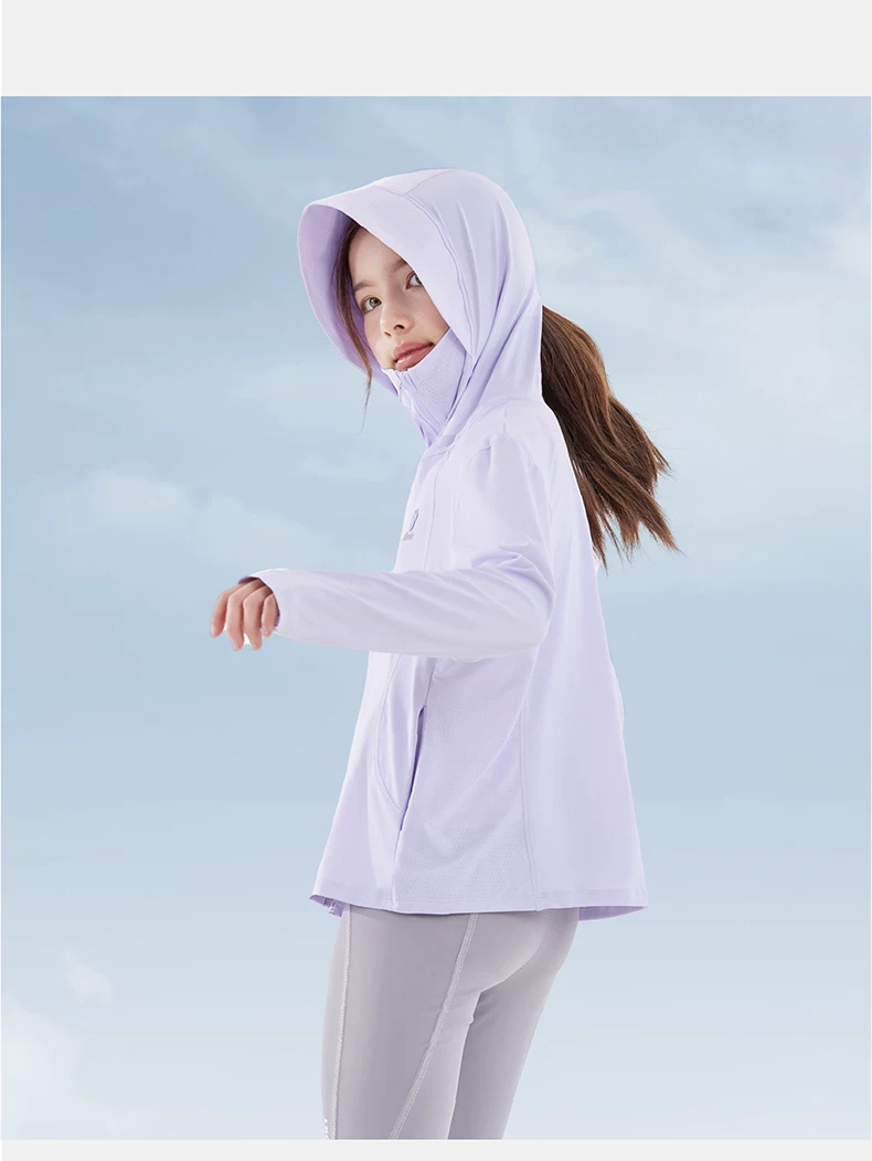 Disney Girls' Summer Sun Protection Jacket Kids UV Protection Skin Jacket Big Children Ice Silk Coat 10001 White 130 7