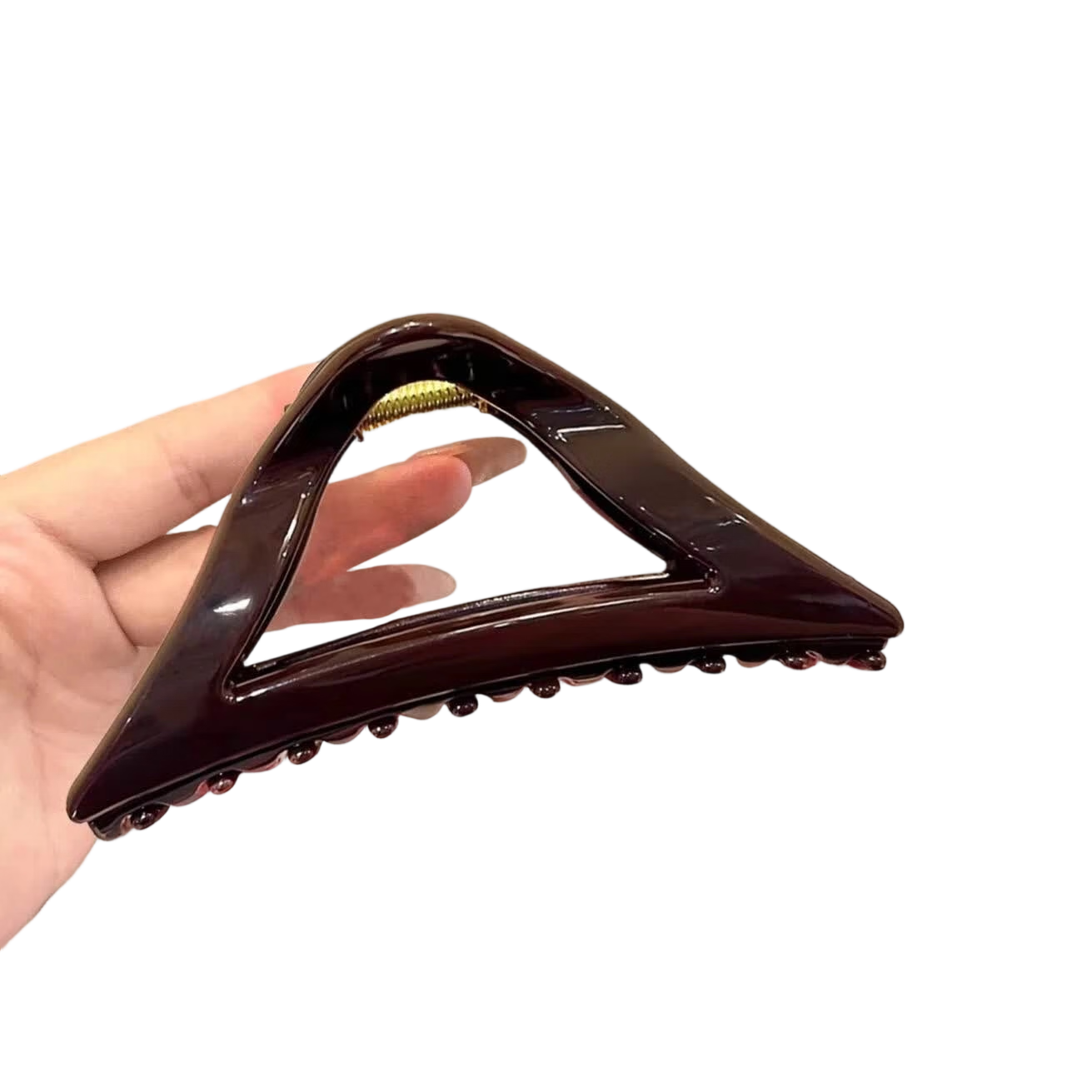 Dongyi Selected Zhao Lusi Xu Yan Style Large Triangle Hair Claw Clip for Women High-End Shark Clip for Updo
