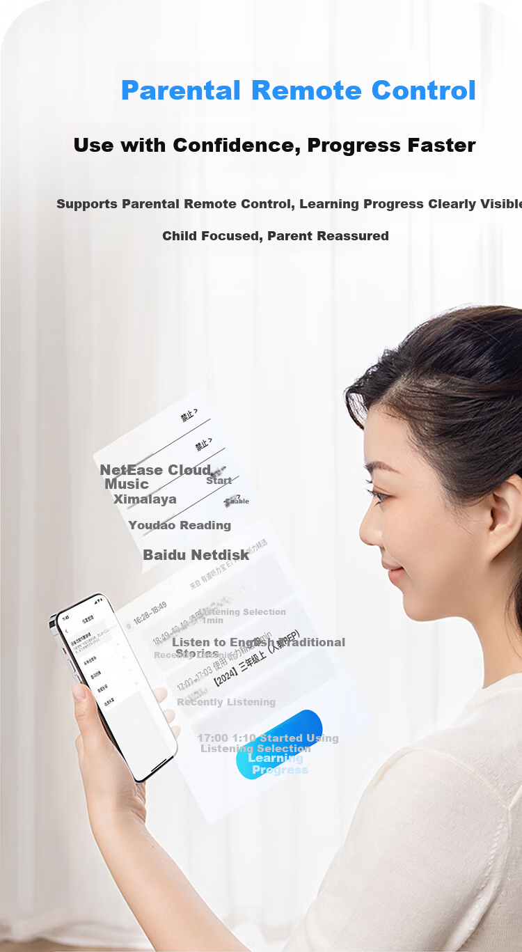 Youdao Listening Treasure E7Pro 64G [AI All-in-One Photo] English Learning Machine Listening and Reading Device Portable Listening Ear Training Study Machine Research Learning Machine Photo Learning M 24