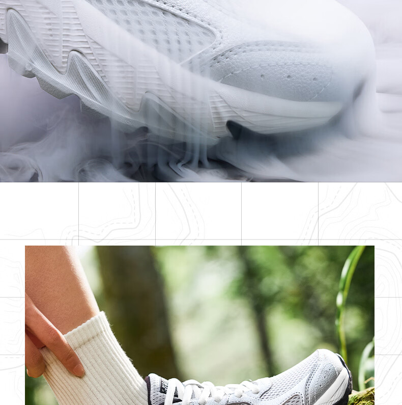 361° Women's Sports Shoes Summer Lightweight Breathable Cushioning Commuter Running Outdoor Trail Shoes 682622221F-1 14