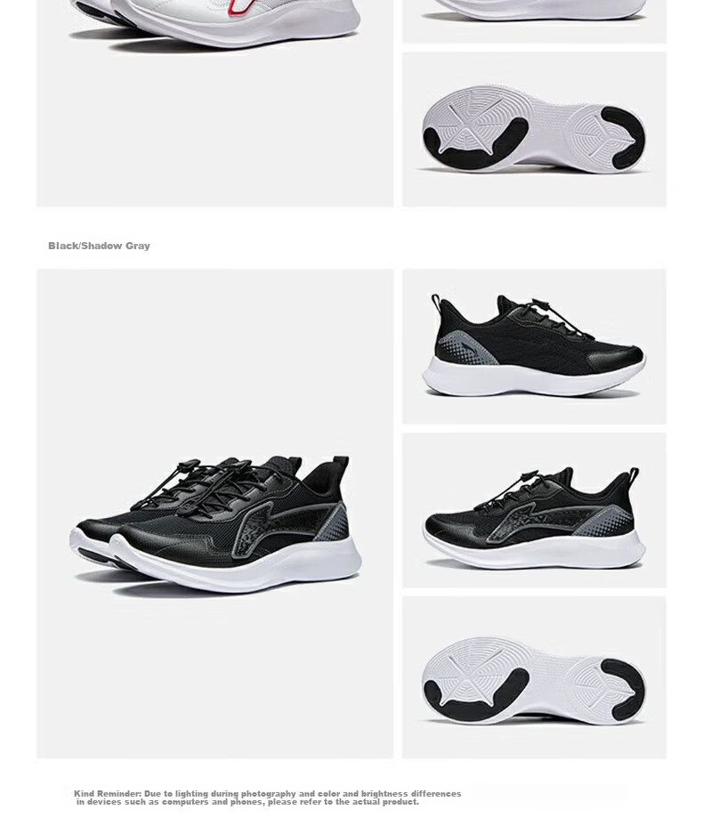 LI-NING Kids Lingyue 5 Children's Sports Shoes Unisex Lightweight Casual Soft Versatile Running Sneakers 10