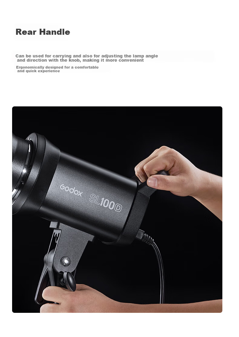 Godox SL100D LED Video Light Continuous Photography Light Soft Fill Light for Live Streaming Portrait Beauty Top Light Film and Television Lighting 14