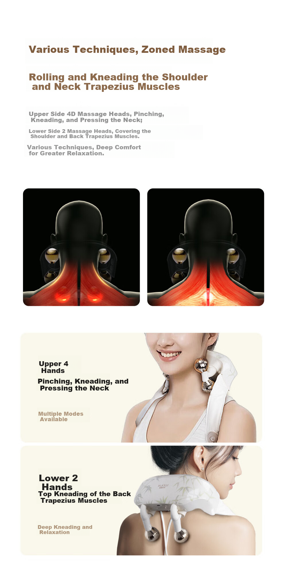 LUOLAI Health LUOLAI Bamboo Forest Listening to the Wind Rhomboid Shoulder and Neck Massager 5