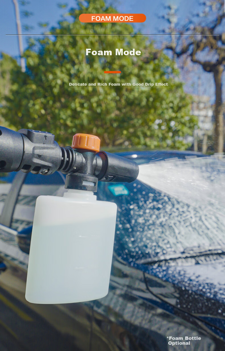 Yili High-Pressure Car Washer, 2100W Household Cleaning Machine, High-Pressure Water Gun, Powerful Household Car Washing, Floor Cleaning Roller Model 5650H 9