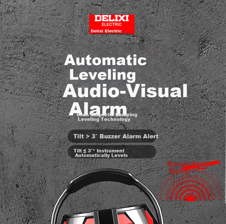 DELIXI ELECTRIC Green Light 5-Line Infrared Level Dual Power High Precision Strong Light Fine Line Auto Leveling Laser for Outdoor Construction Site 9