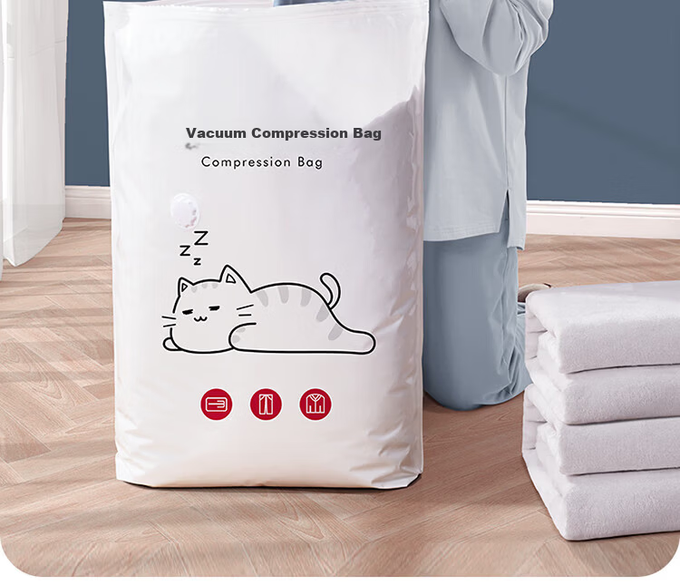 Ontu Vacuum Compression Storage Bag Electric Pump Quilt Clothes Down Jacket Travel Sealing Organizer Moving Packing Bag 15
