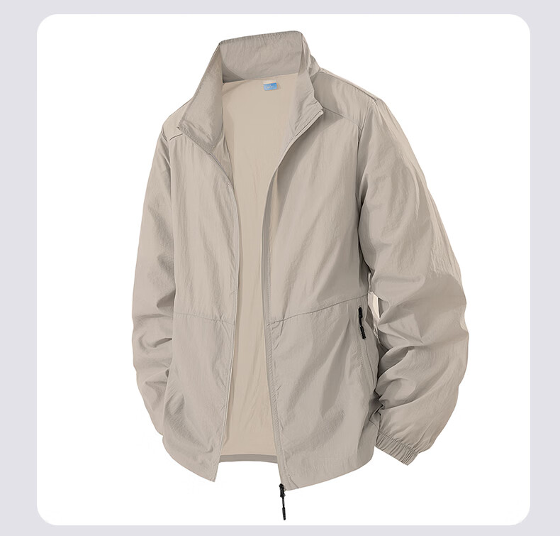 Jeanswest Men's Outdoor Sports Sun Protection Jacket Summer Long Sleeve UV Protection Lightweight Skin Jacket Father's Day Gift 14