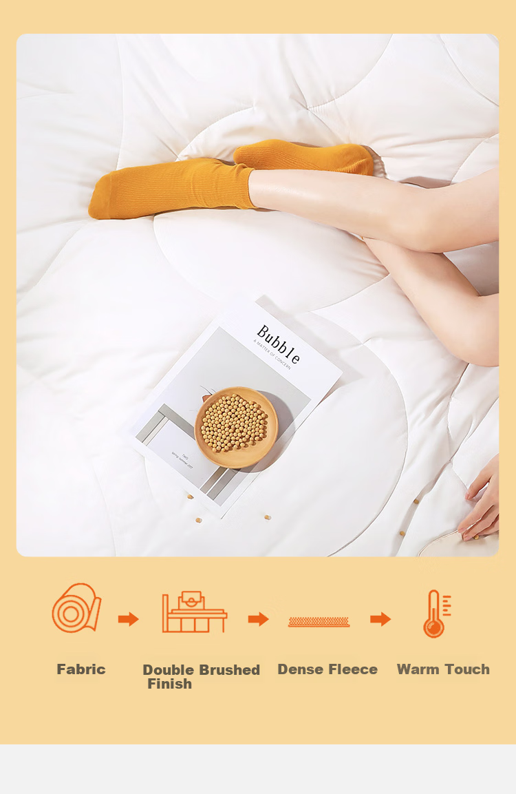 FUANNA Quilt A-Class Machine Washable Pure Cotton Knitted Ultra-Soft Naked Sleep Soybean Quilt Double Antibacterial Summer Quilt 200x230cm 9