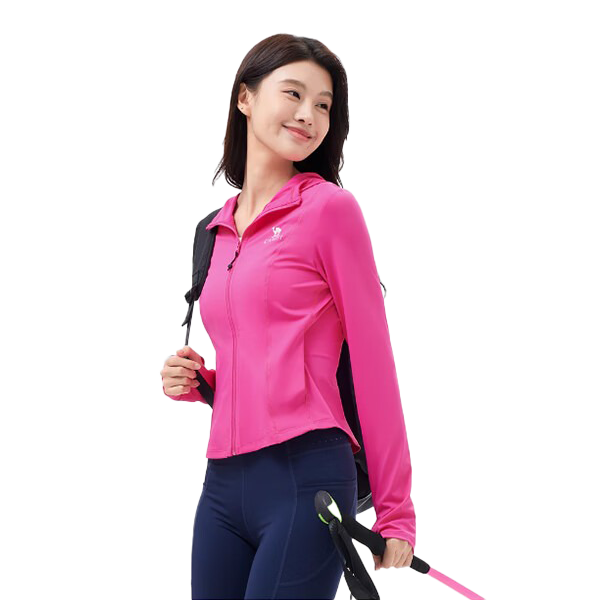 Camel Women's Slim Fit Summer New UV Protection Jacket Cool Breathable Sunscreen Coat