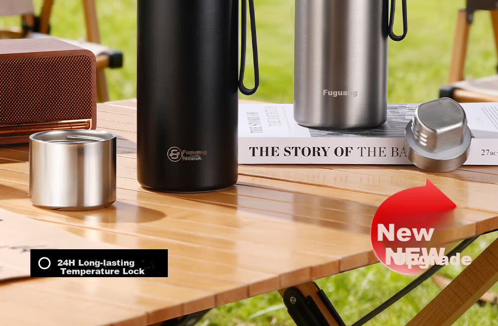 Fuguang 316L Stainless Steel Insulated Water Bottle Large Capacity Thermal Cup Full Steel Tea Separation Outdoor Men's Cup 2