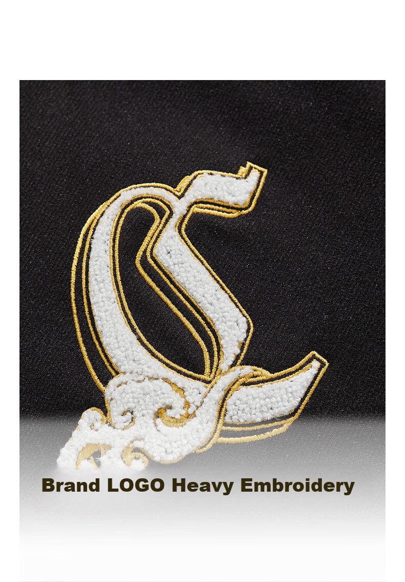 CABBEEN Twill TR Brushed Fabric Jacket Men with Logo Embroidery Winter Coat 3