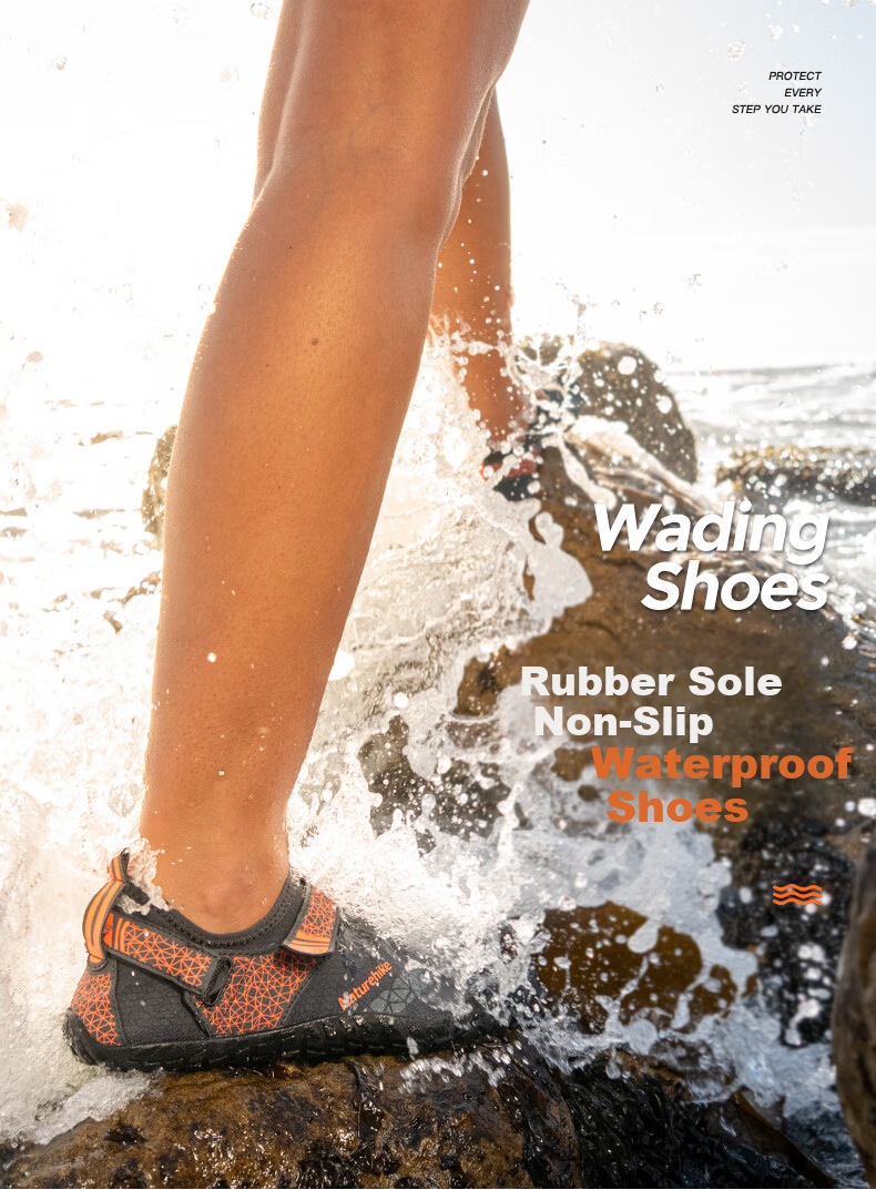 Naturehike Men's Beach Water Shoes Women's Outdoor Rafting Sandals Quick-Dry Abrasion-Resistant Cut-Resistant Diving Tide-Pooling Shoes 1