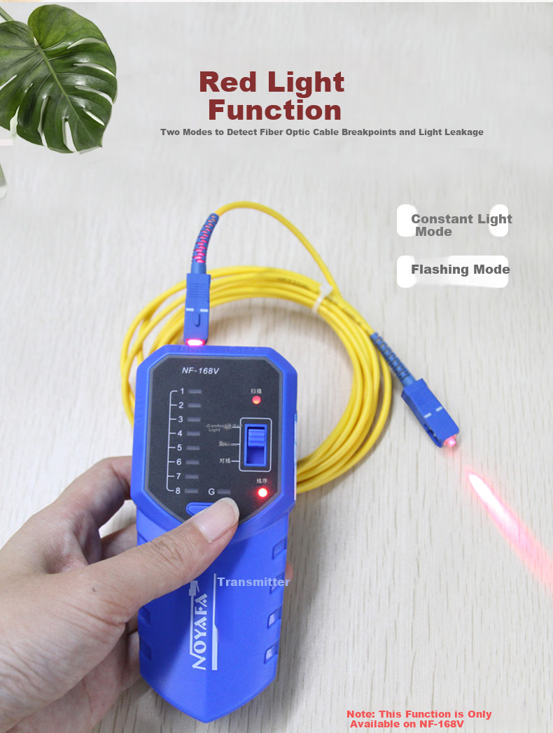 Jingmingshu NF-168V Cable Tester, Professional Multifunctional Network Cable Detector, Network Wire Tracer, Signal Continuity Tester 3