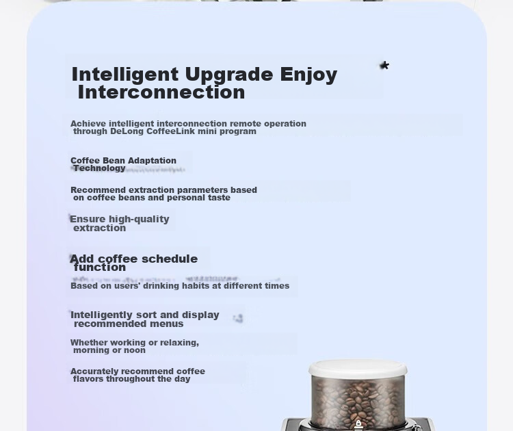 Delonghi E LattePlus Pro 2.0 [Upgraded Version], Home Fully Automatic Coffee Machine, Imported Italian Fresh Ground Automatic Milk Frother, Cappuccino Mini Milk Jug, Full Color Touch Scree 19