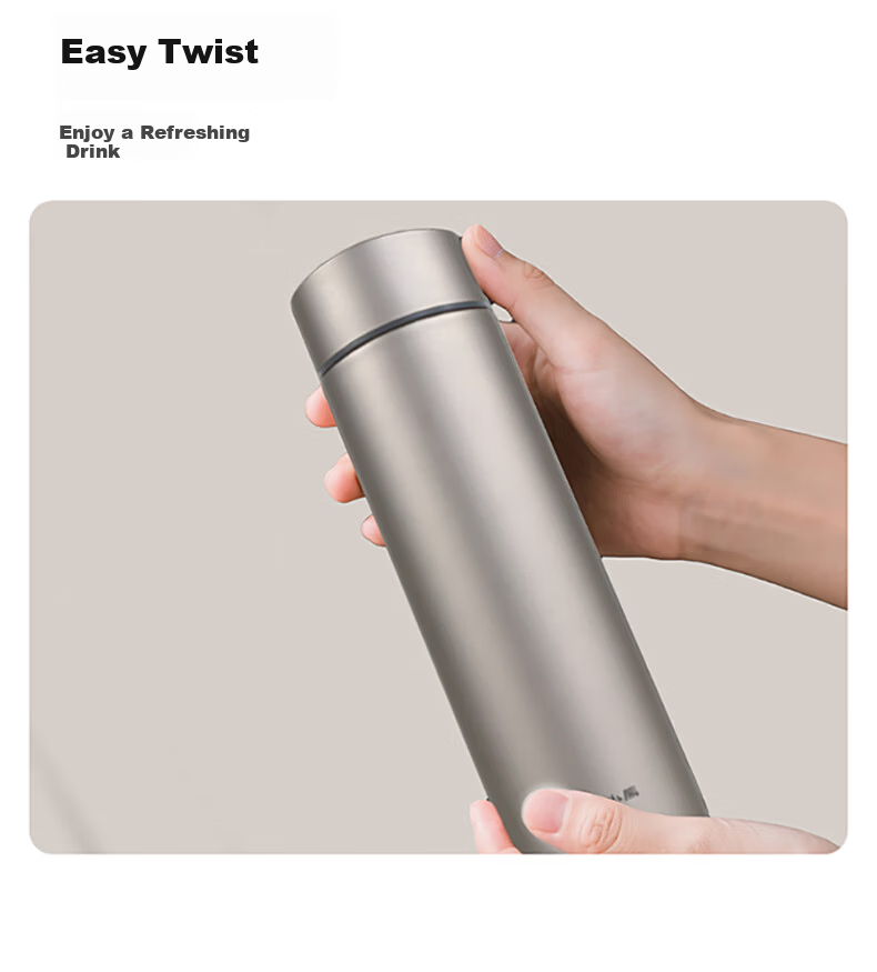 Bear Titanium Insulated Cup Pure Titanium Inner and Outer Thermal Flask Portable Outdoor Water Bottle for Men and Women Gift 200ml 8