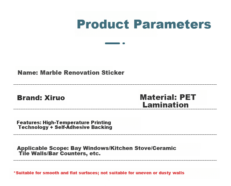 Xinuo Thickened Desktop Sticker Waterproof Oil-proof Self-adhesive Marble Tabletop Renovation for Stove Desk Dining Table Coffee Table Furniture 7