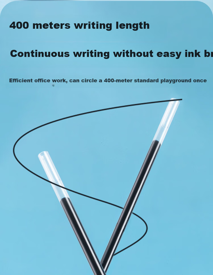 JD Jingzao Cap-Removable Neutral Pen Refills Bullet Tip 0.5mm Black 20-Pack Imported Ink Office Pen Refills Quick-Dry Anti-Bleed Compatible with Classic Cap-Removable Neutral Pens 2