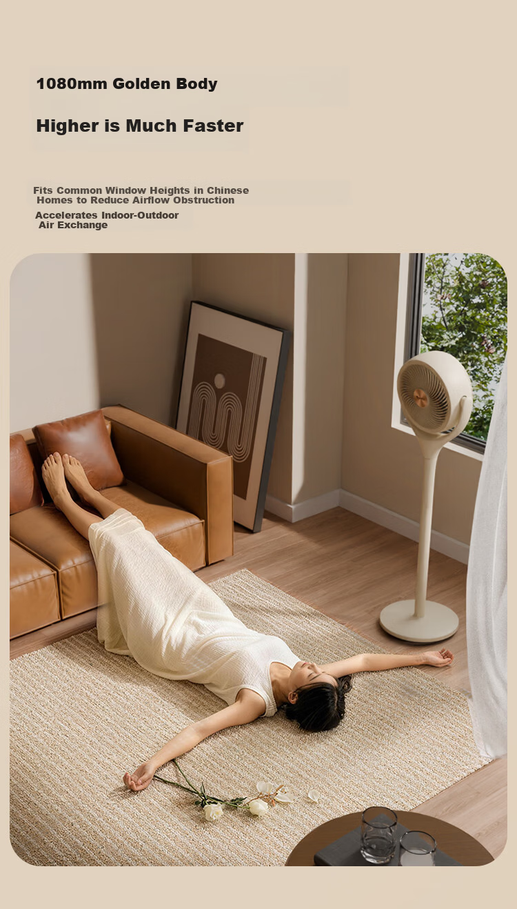 GREE [Zhi Feng Zhe Se Youth Edition] First-Class Energy Efficiency DC Inverter Quiet Energy-Saving Ultra-Quiet Air Circulator Fan Home Remote Control Air Purifier Floor Fa 11