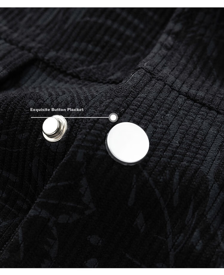 TUCANO Men's Spring Autumn Workwear Jacket Loose Casual Lapel High-End Men's Clothing Black M 6