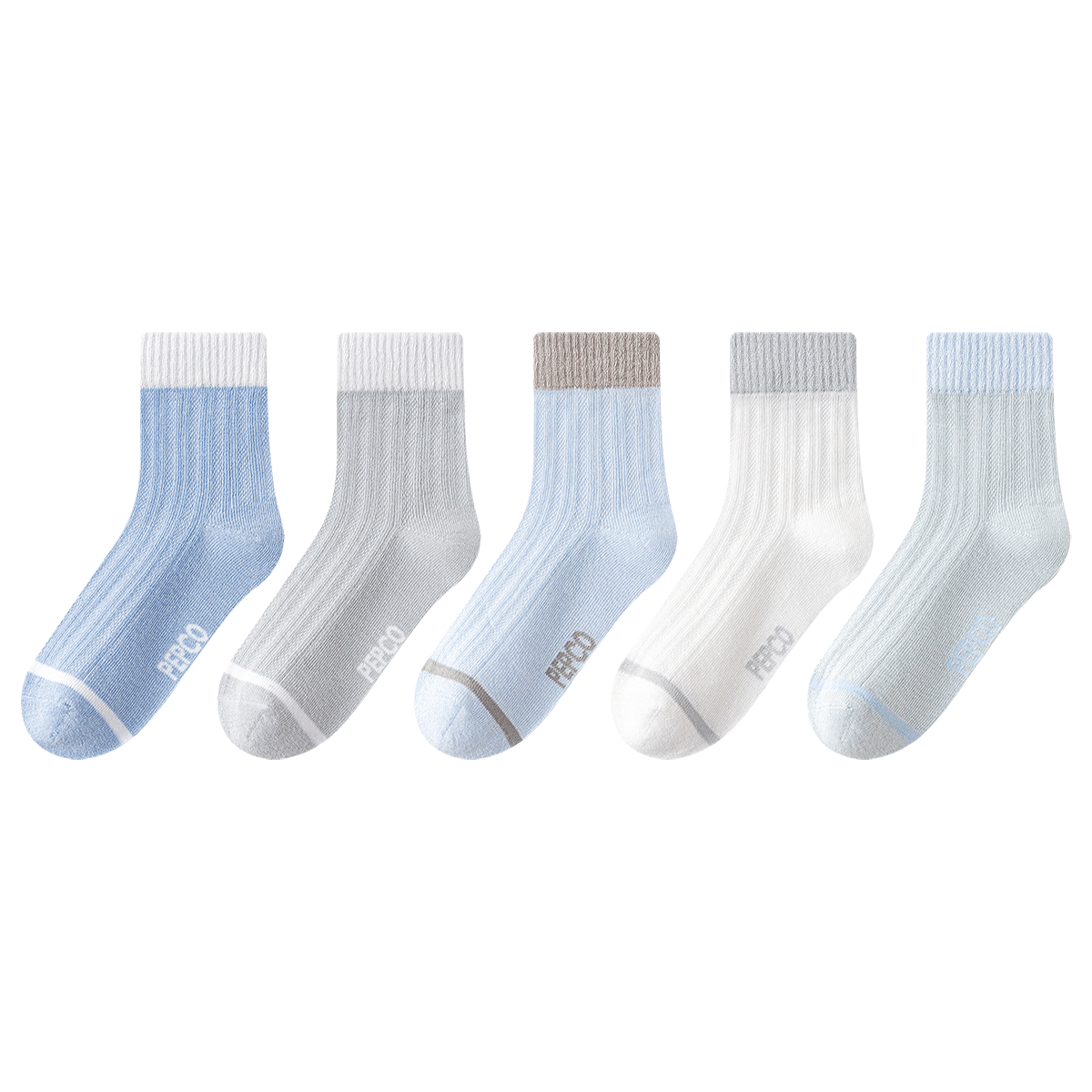 Little Pig Banner Kids Socks Summer Thin Mesh Breathable School Style High Elastic Seamless Anti-Pilling Boys Socks A-Class Combed Cotton