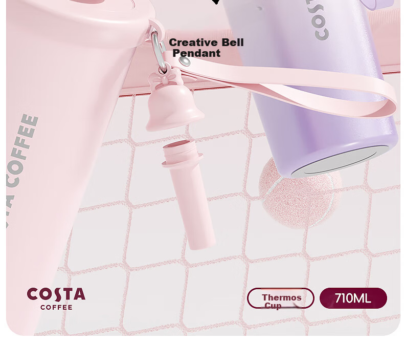 COSTA Large Capacity Insulated Mug, 316 Stainless Steel Water Bottle, Portable Cup for Men And Women, Tea Drinking Mug, Gift, Car-Friendly And Portable 13