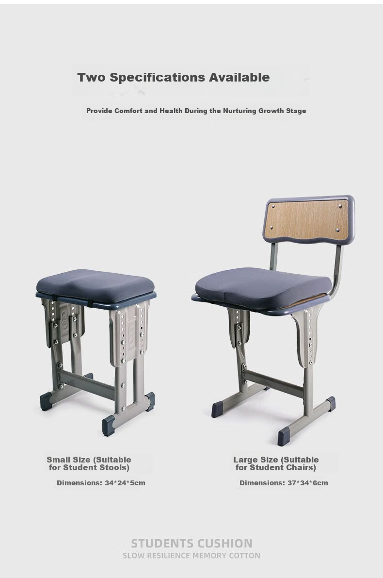 Hakkai Bird Student Classroom Stool Cushion Pad Seat Cushion Durable Sitting Aid 5