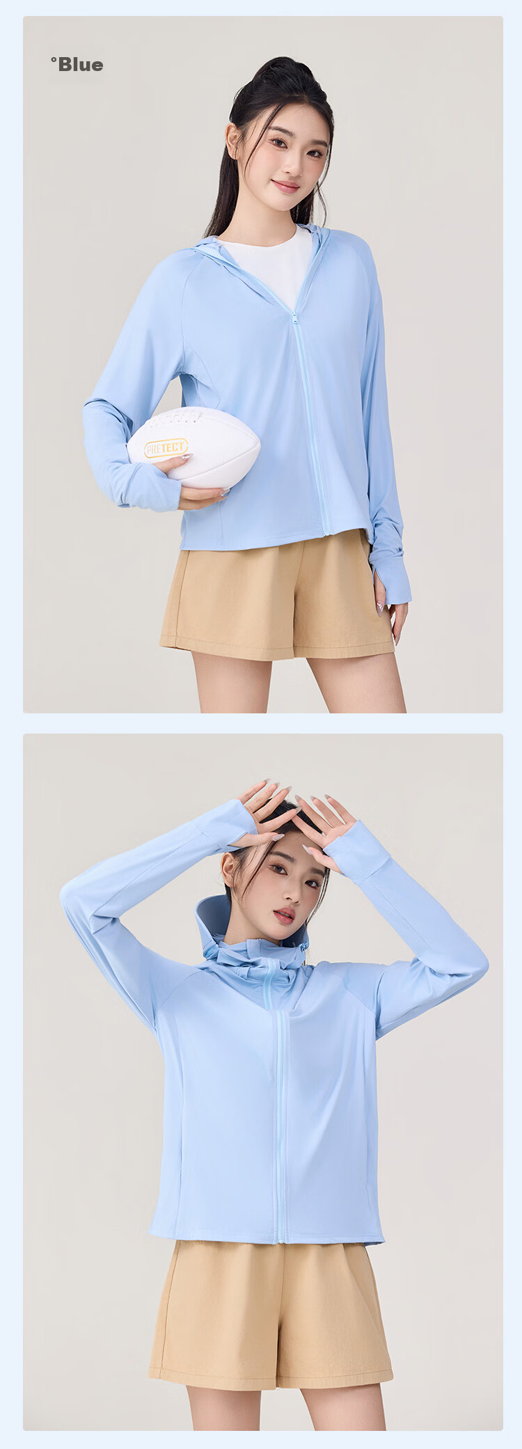 LangSha Women's Summer Sun Protection Jacket Cool Breathable Lightweight Ice Silk UV Protection Outdoor Sunscreen Coat 1777 10