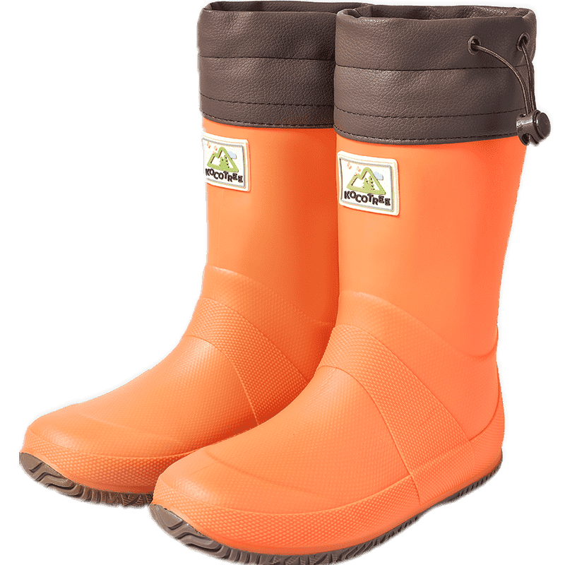 Kocotree KK Tree Kids Rain Boots Non-Slip Lightweight Boys Girls Long Rain Boots Toddler Waterproof School Shoes