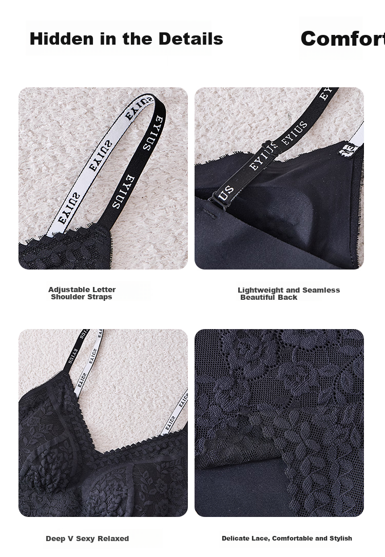 Herbal Original Color Camisole Women's Sexy French Lace 2026 New Inner Wear with Built-in Bra No Bra Needed Outerwear Top 9