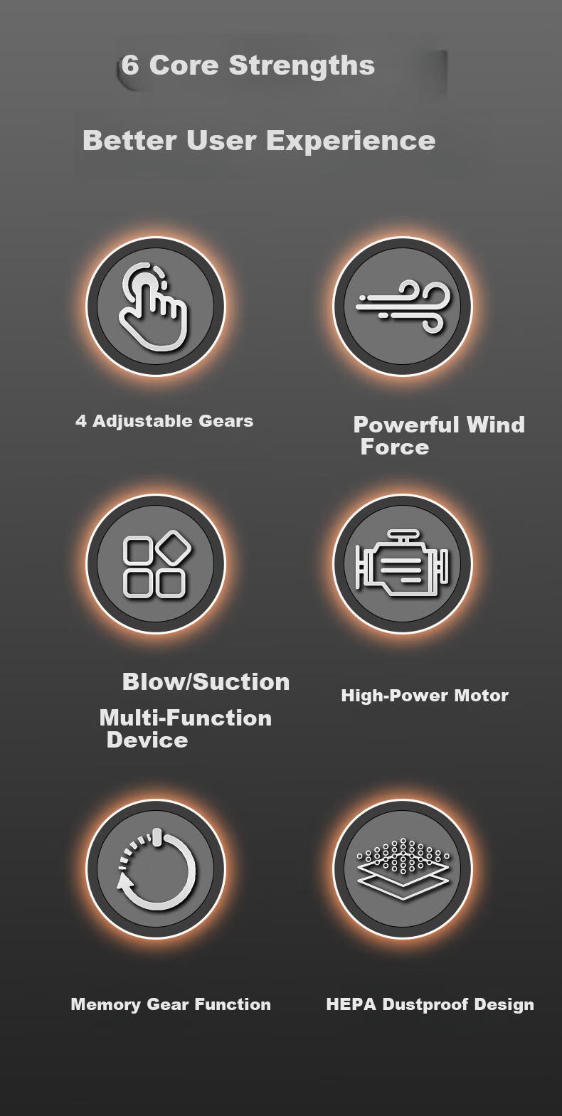 Dayi Lithium Battery Brushless Dust Blower Fan 20-215 (Bare Machine) Industrial Strong Wind Blower 2