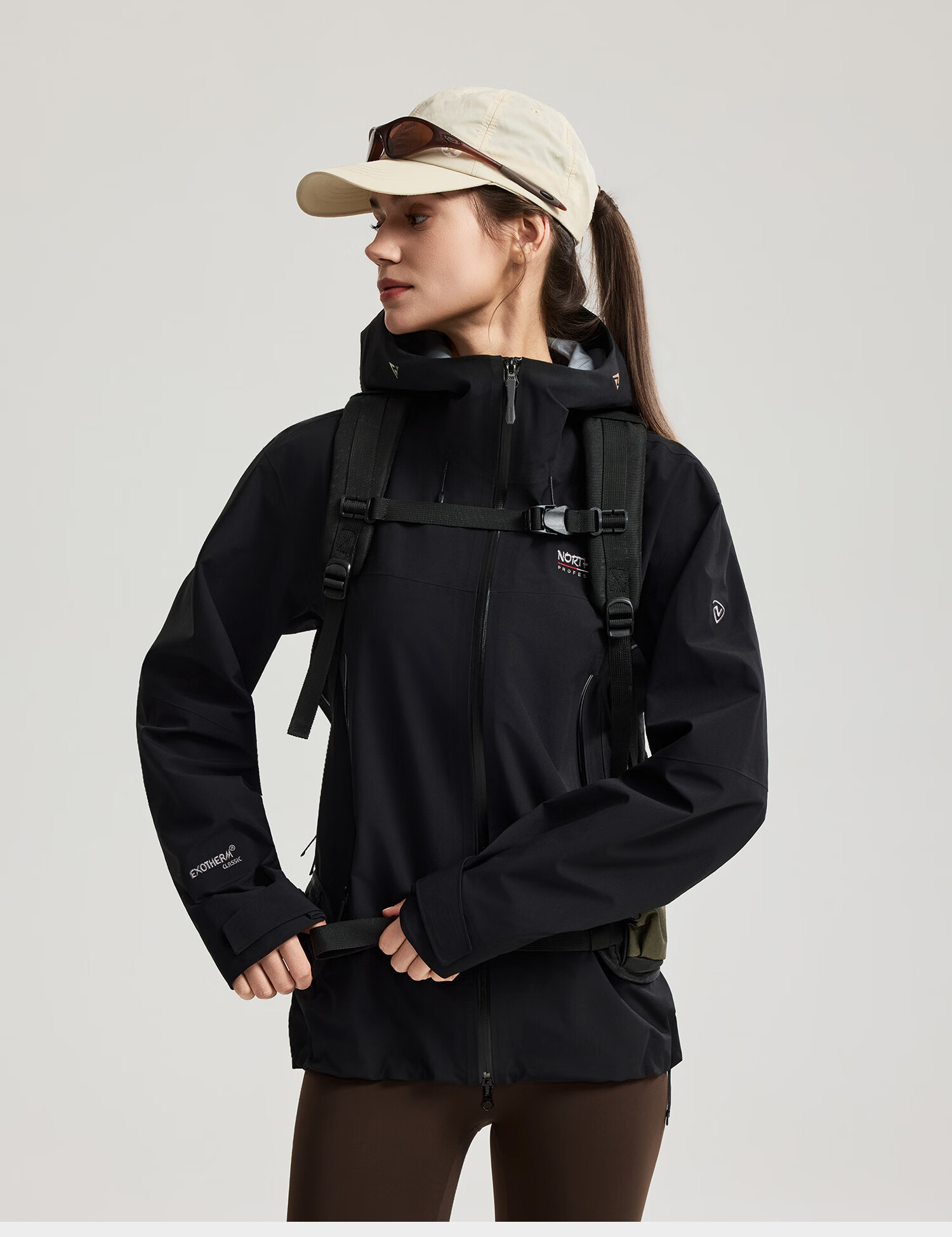 NORTHLAND 【Gale】3L Hard Shell Waterproof Windproof Hiking Mountaineering Jacket Unisex Outdoor Shell Jacket 25