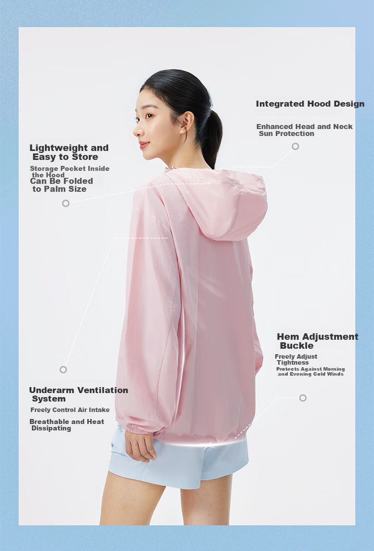 CAMEL Outdoor Original Yarn Sun Protection Jacket 2026 Spring Summer New Unisex Cooling Breathable Sun Protection Sports Jacket 1007 13