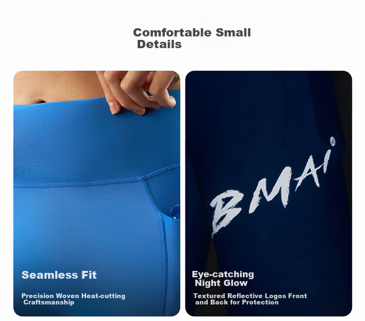 Bmai Potential Compression Long Pants Marathon Race High Elasticity Muscle Support Running Training Fitness Pants V5 Men 9