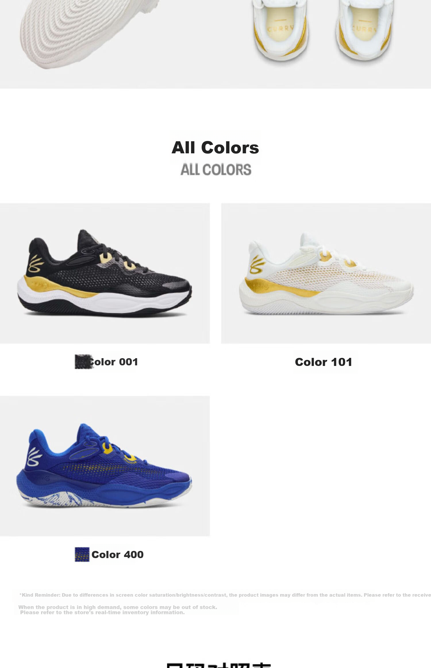 Under Armour UA Official Authentic New Curry Splash 24 AP Men's Basketball Shoes 3027262 6