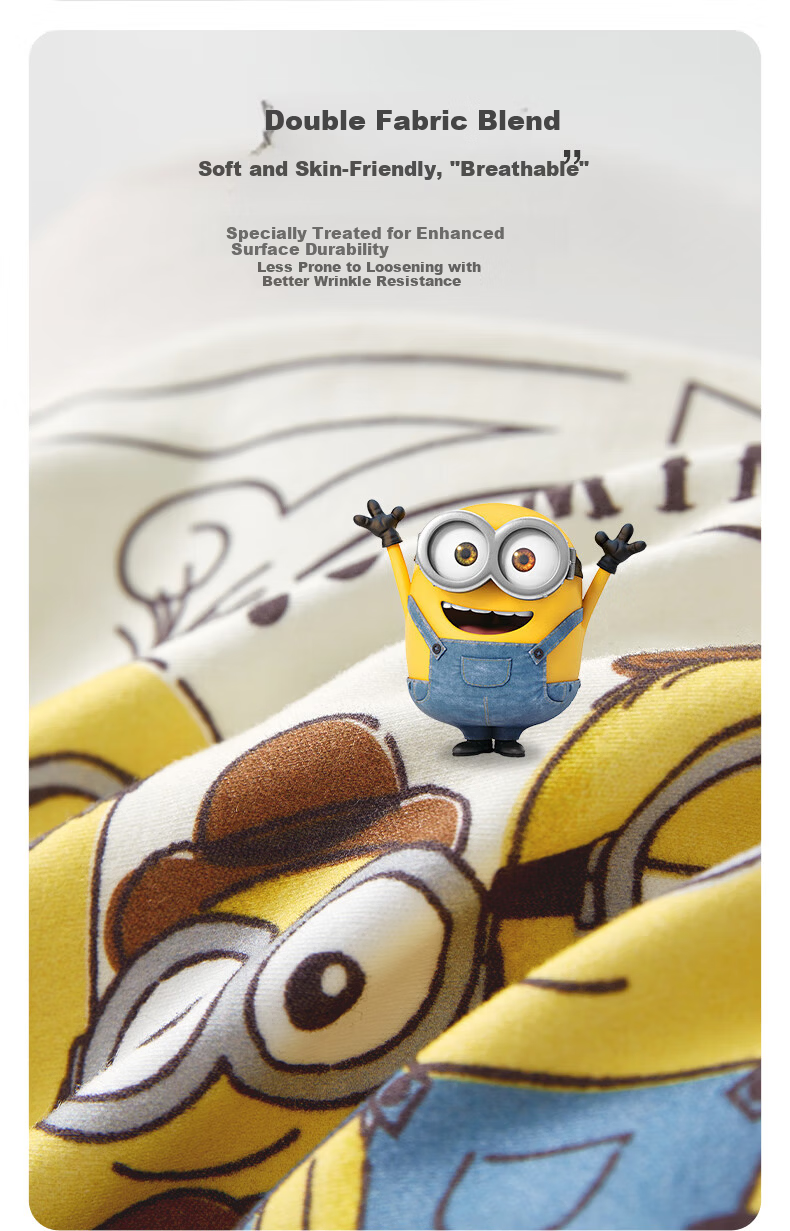 GB Children's Washable Silicone Pillow Minions Collaboration Infant Toddler Baby Pillow 4