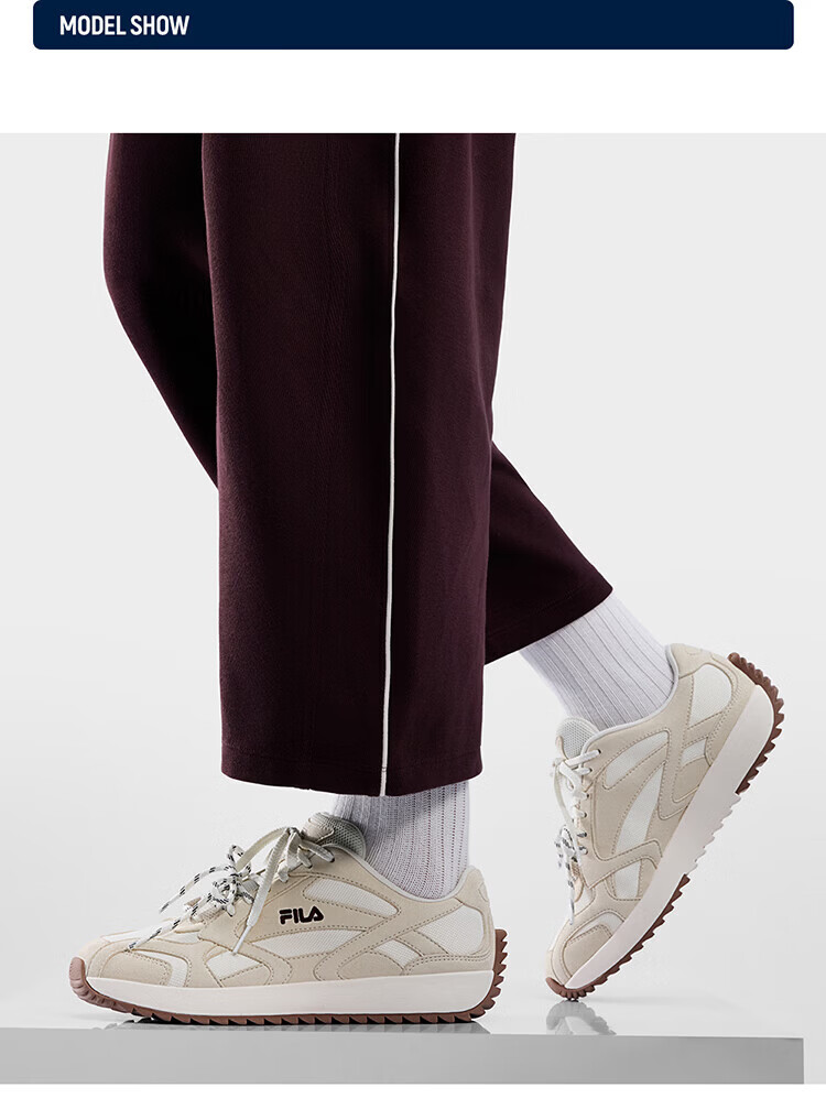 FILA Fila Agan Shoes [Yang Mi Same Style] Women's 2026 Spring Wisteria Shoes VITE Simple Fashion Casual Shoes 31