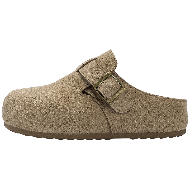 Global Platform Birkenstock Women's Shoes 2026 New Summer Retro Casual Slip-On Half Slippers Lazy One-Step Shoes for Women