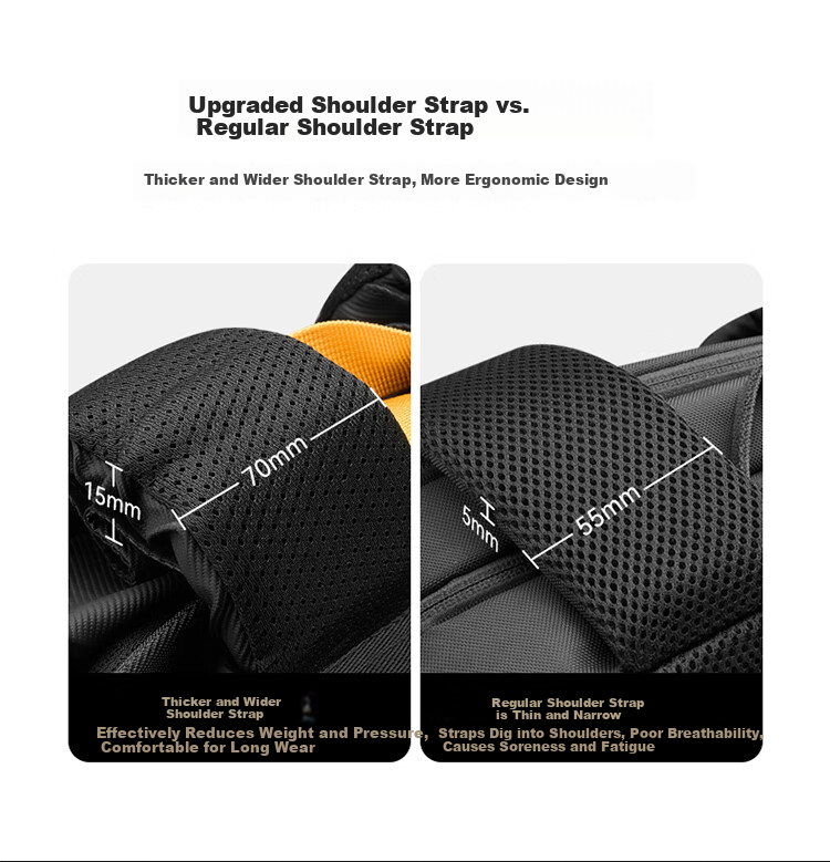 CROSSGEAR Cross Medal Weight Loss Master Business Backpack for Men 16-inch Laptop Bag Large Capacity Student School Travel Bag 8