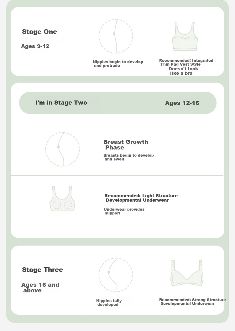 Ying's 7A Antibacterial Girls' Underwear Stage 1 Girls' Cotton Breathable Vest for Elementary School Girls 9-12 Years Old 4