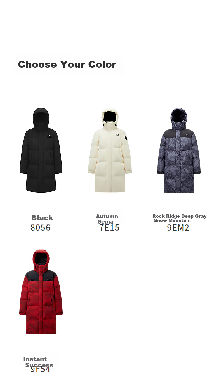 Bosideng Off-Season Winter Down Jacket Unisex Sports Mid-Length Student Puffer Coat Warm Outerwear 8