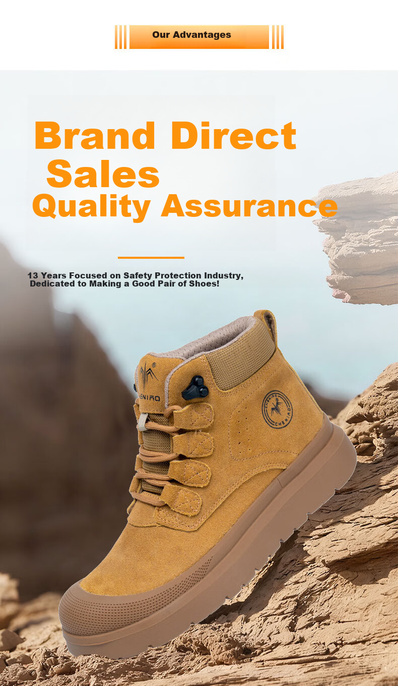 Chichengniao Men's Safety Work Shoes Anti-Smash Anti-Puncture Lightweight Durable Construction Electrician Insulated Breathable Summer Safety Shoes [Upgraded Durable Anti-Smash Anti-Puncture] - 2567 C 4