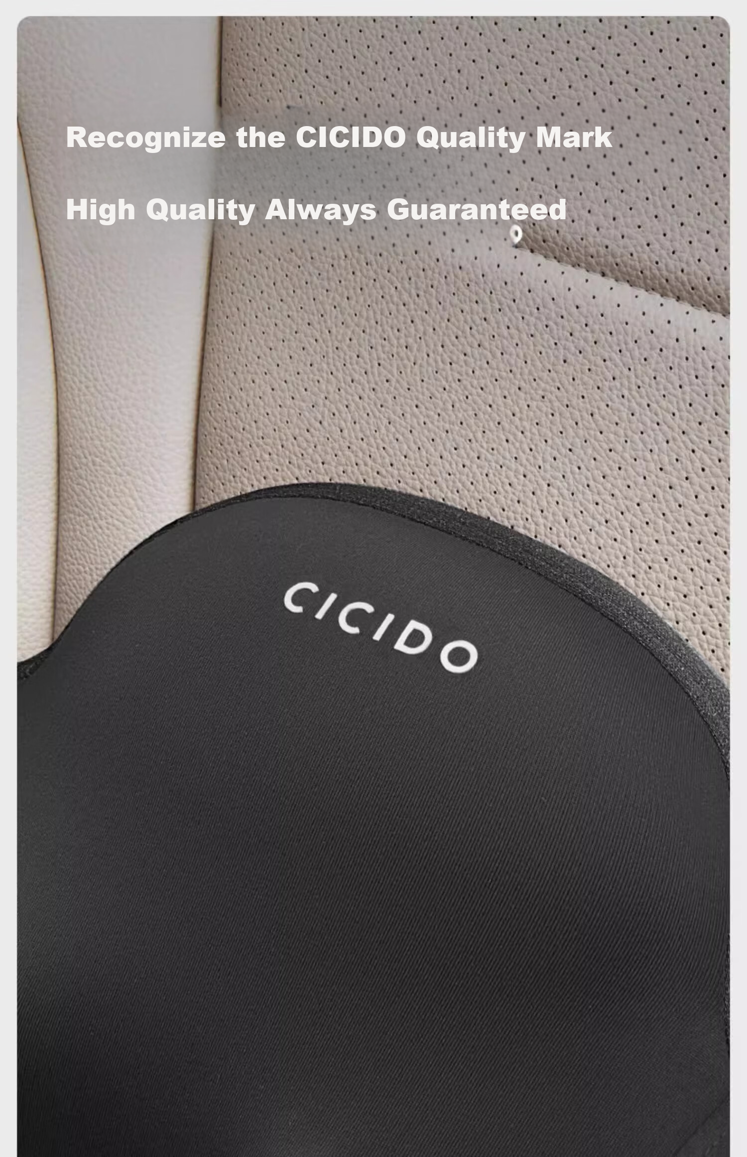 CICIDO Electric Car Lumbar Support Massager Waist Cushion Car Backrest Massage Device Gift for Parents 28