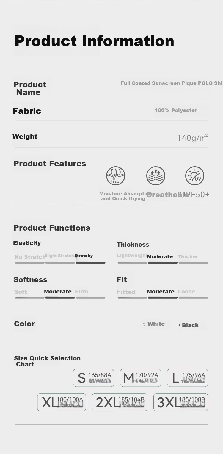 JD Jingzao Full Adhesive Polo Shirt Men New Short Sleeve T-Shirt Moisture-Wicking Quick-Dry Sports Black XL 2