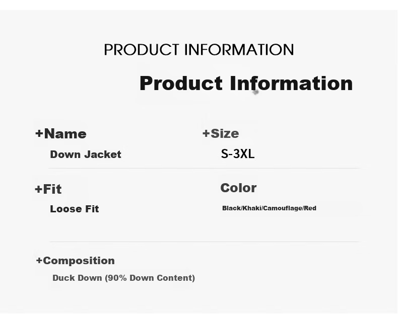 YAYA Unisex Down Jacket Winter Cold-Resistant Hooded Fashion Casual Thick Warm New Year Couple Thick Red Coat 8