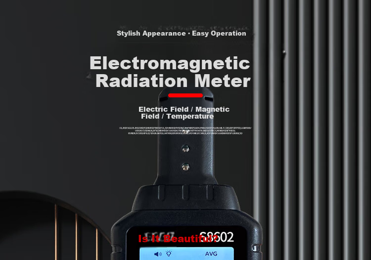 Meidemei Portable Household Appliance Electromagnetic Radiation Detector Digital Display High and Low Frequency Electric and Magnetic Field Meter S8602 1