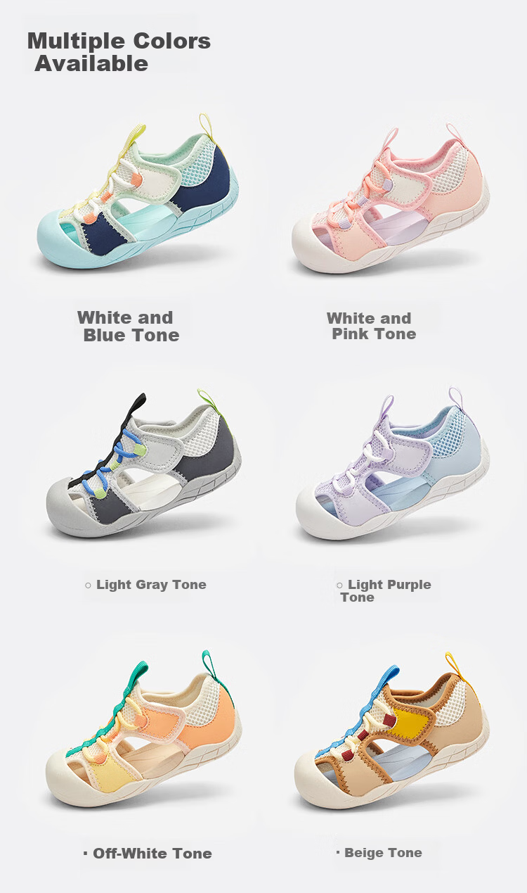 BALABALA Children's Steady Shoes, Boys And Girls Sandals, 2026 Summer New Color-Block Functional Shoes, Kids' Shoes, Children's Shoes with Mesh, Sports Shoes 11