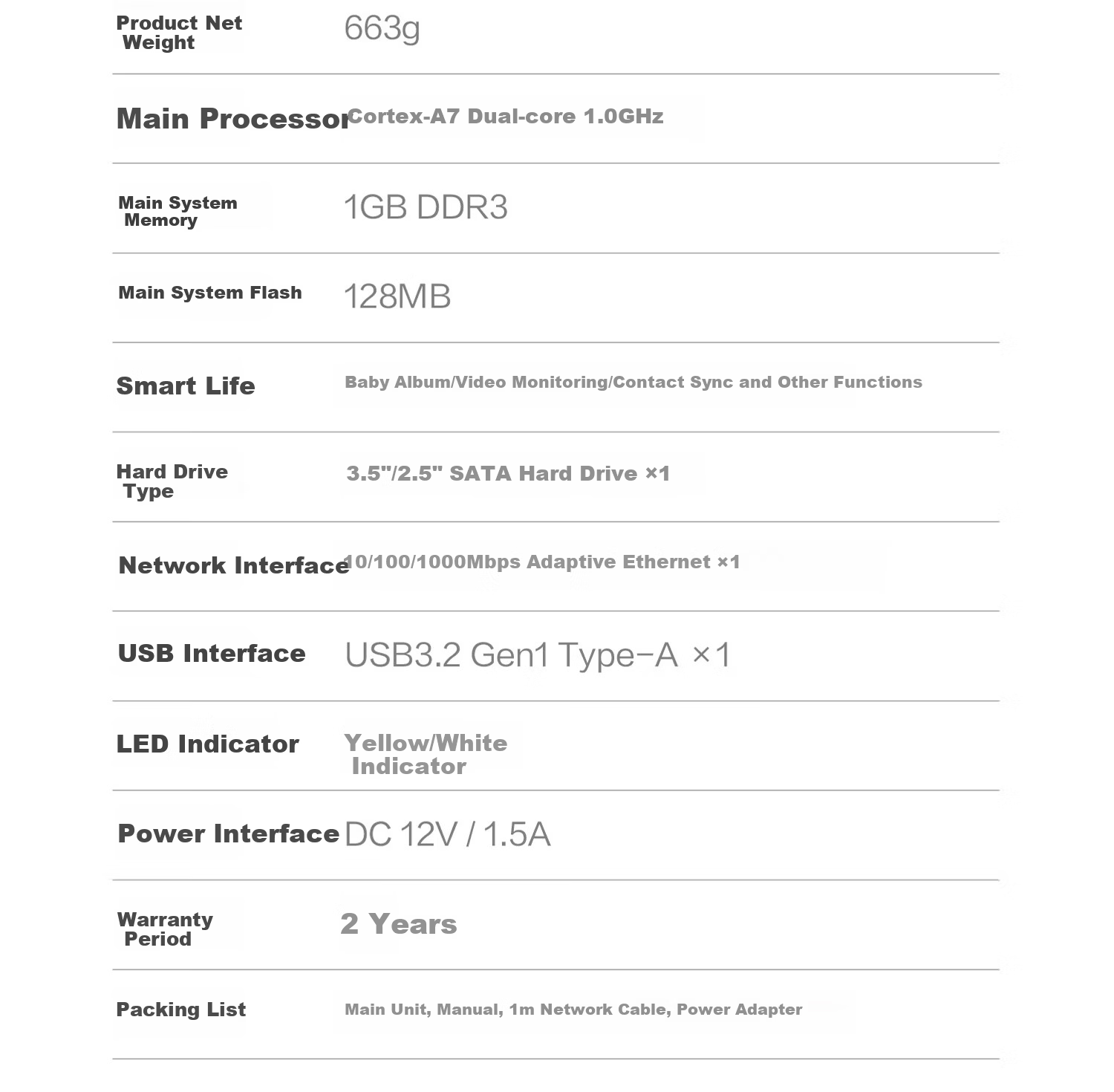 HIKSEMI Hikvision Private Cloud S1 Single-Bay NAS Network Storage Personal Home NAS Network Drive Photo Backup File Sharing Mobile Expansion Surveillance Recording Remote Access 25