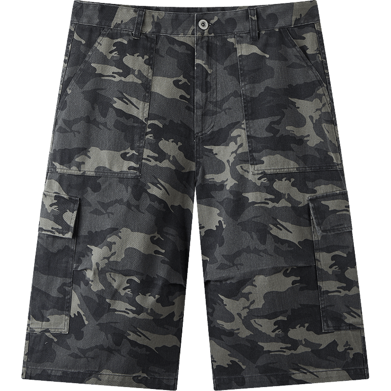 Semir Men's Casual Summer Cotton Cargo Style Seven-Point Shorts 2026 Loose Wide-Leg Pants Versatile 109326125104