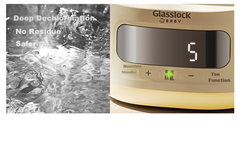 GLASSLOCK GAILANG 1.3L Glass Temperature-Controlled Kettle Baby Formula Warmer Infant Grade Hot Water Kettle 13